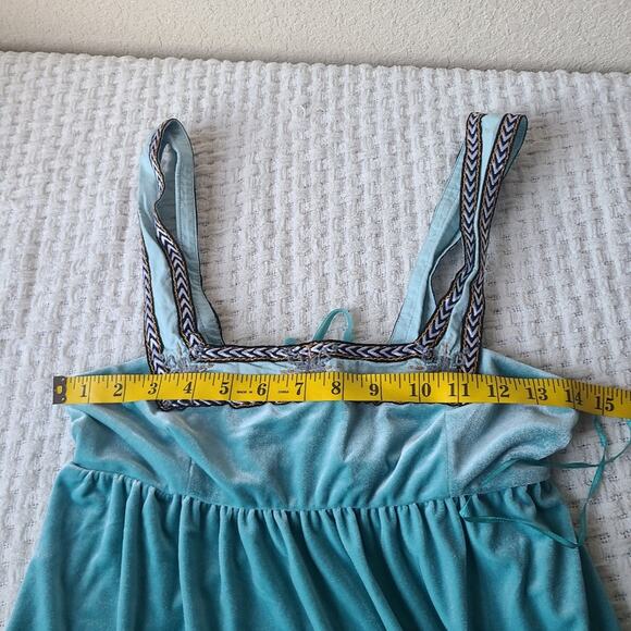 Free People Scandinavian Snowflake Velvet Dress Women's Size S - Picture 8 of 13